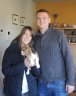 Flying Ace One from the Heart 'Roxi' with her new family
